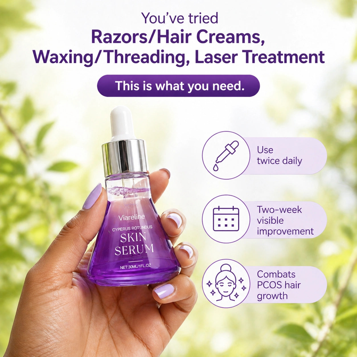 Viareline  - Cyperus Rotundus Skin Serum